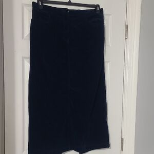 Jones Wear Dark Blue Pencil Skirt